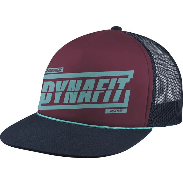 DYNAFIT Graphic Trucker Cap burgundy sapka
