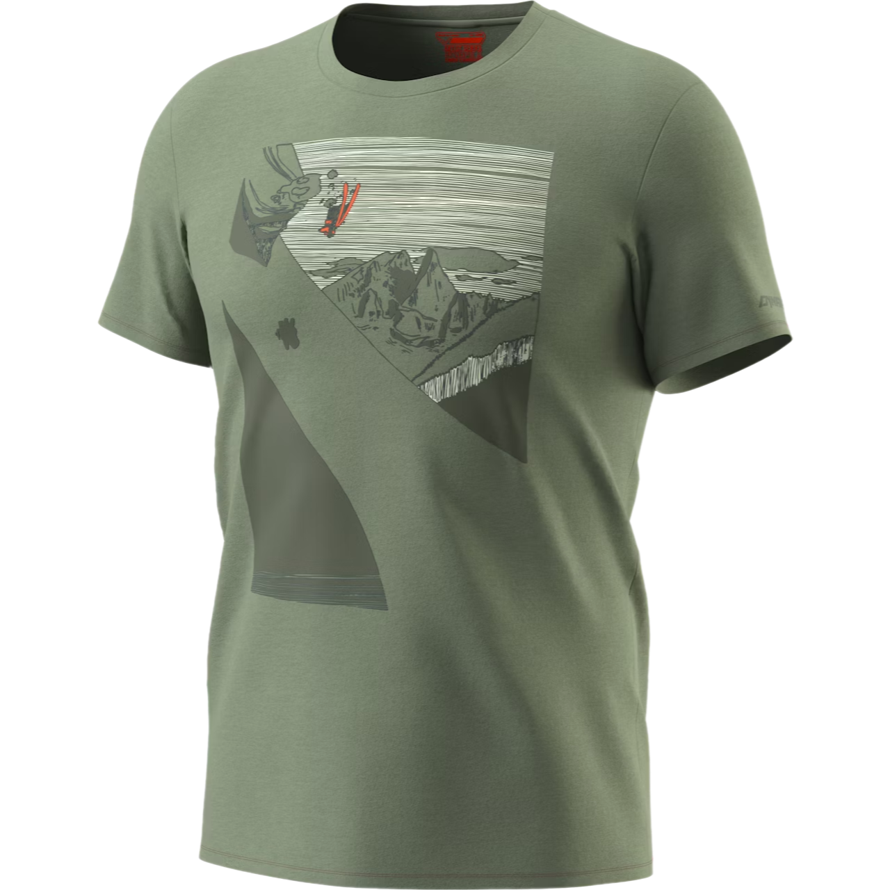 DYNAFIT X Simon Charrière Tee Man sage póló