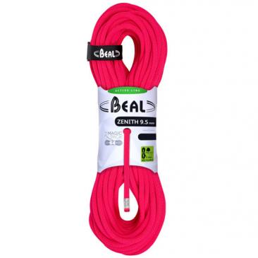 BEAL Zenith 9.5mm 60m solid pink kötél