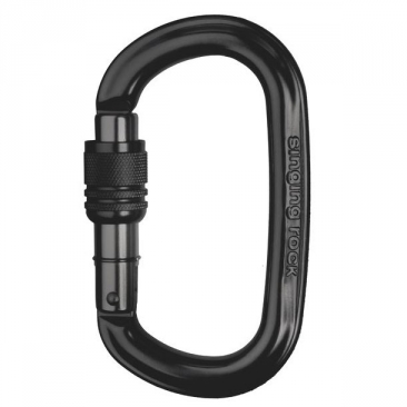 SINGING ROCK Ozone Screw black karabiner